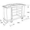 Housekeeping Multifunction Service Car